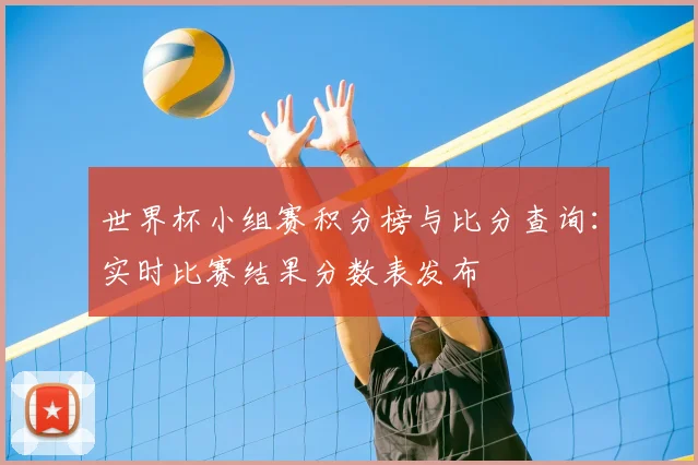 世界杯小组赛积分榜与比分查询:实时比赛结果分数表发布